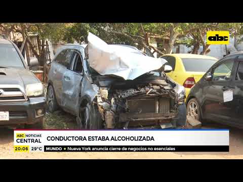 Arrollamiento en Mcal. López: Conductora estaba alcoholizada