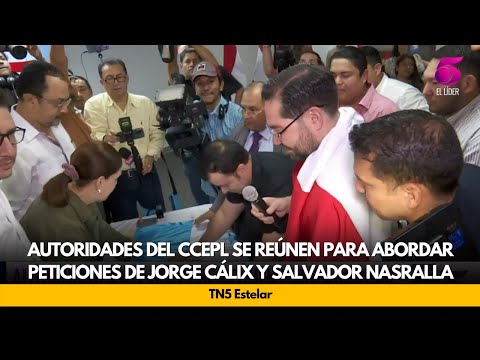 Autoridades del CCEPL se reúnen para abordar peticiones de Jorge Cálix y Salvador Nasralla
