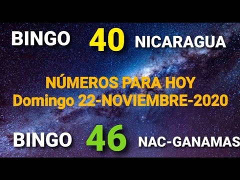 NÚMEROS QUE SALDRÁN HOY 22 DE NOVIEMBRE 2020 | BINGOS MACKWAYER