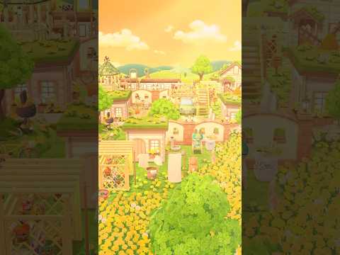 【ポケ森コンプリート】 たんぽぽが咲きほこる小さな町🌼／キャンプ場レイアウト #ポケ森 #どうぶつの森 #acpc #animalcrossingpocketcamp