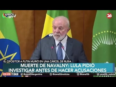 MUERTE DE NAVALNY | Lula no acusa a Putin y pide investigaciones