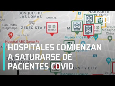 Hospitales saturados de pacientes Covid en CDMX - En Punto