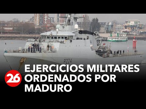 Maduro despliega soldados tras la llegada de un buque británico | #26Global