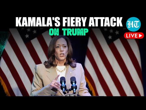 Kamala Harris LIVE | Kamala's No-Holds-Barred Attack On Donald Trump | US Elections | US News