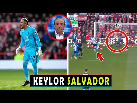 ASÍ CALIFICA PRENSA INGLESA ATAJADAS de KEYLOR NAVAS NOTTINGHAM FOREST vs BRIGHTON 3-1