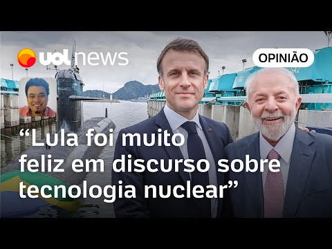 Lula deixou claro que Brasil precisa dominar tecnologia nuclear; presidente tem razão, diz Sakamoto
