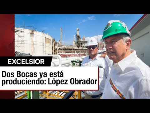 Refinería Dos Bocas aún no está operando, contrario a lo asegurado por López Obrador