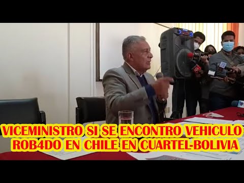 VEHICULO ROB4DO EN CHILE ESTABA EN CUARTEL DE BOLIVIA Y NO EN ADUANAS DE ACUERDO A LEY..