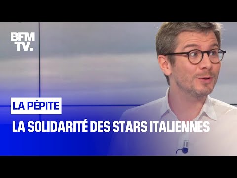 La solidarité des stars italiennes