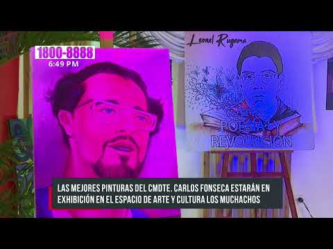 Dibujantes homenajean al Cmdte. Carlos Fonseca Amador - Nicaragua