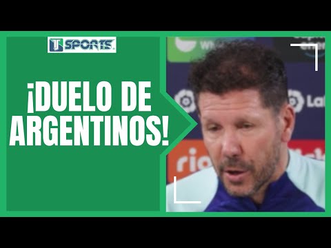 Diego Simeone ALABA a Jorge Sampaoli, PREVIO al Atlético de Madrid vs Sevilla