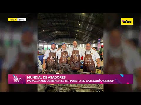 BBQ Paraguay logra primer puesto en categoría panceta de cerdo en el Mundial de Asadores 2024