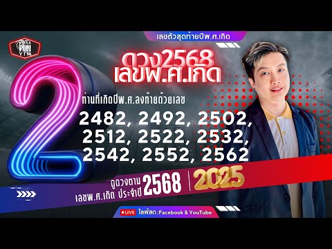 ดวงปี2568ตามเลขท้ายปีพ.ศ.248