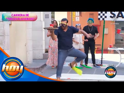 Tacos playeros: Ricardo Margaleff da cátedra de cómo correr con aletas | Programa Hoy