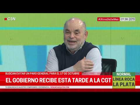 EL GOBIERNO RECIBE a la CGT: BUSCAN EVITAR el PARO GENERAL del 17 de OCTUBRE