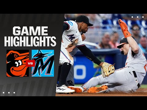 Orioles vs. Marlins Game Highlights (7/25/24) | MLB Highlights