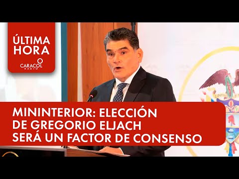 MinInterior: elección de Gregorio Eljach como Procurador será un factor de consenso