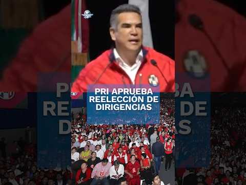 PRI aprueba reeleccion y Alito Moreno podría permanecer en el cargo hasta 2032 #shorts