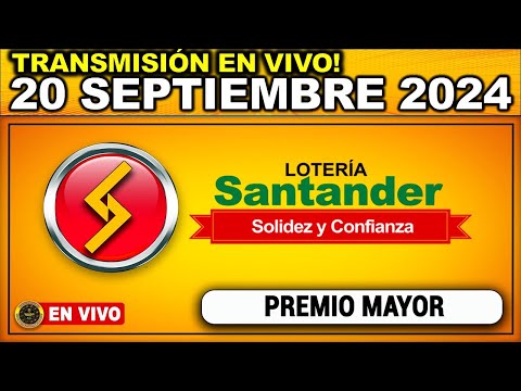 Resultado LOTERIA DE SANTANDER VIERNES 20 de septiembre 2024