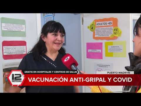 MADRYN | Vacunación antigripal y covid, gratis en hospitales y centros de salud