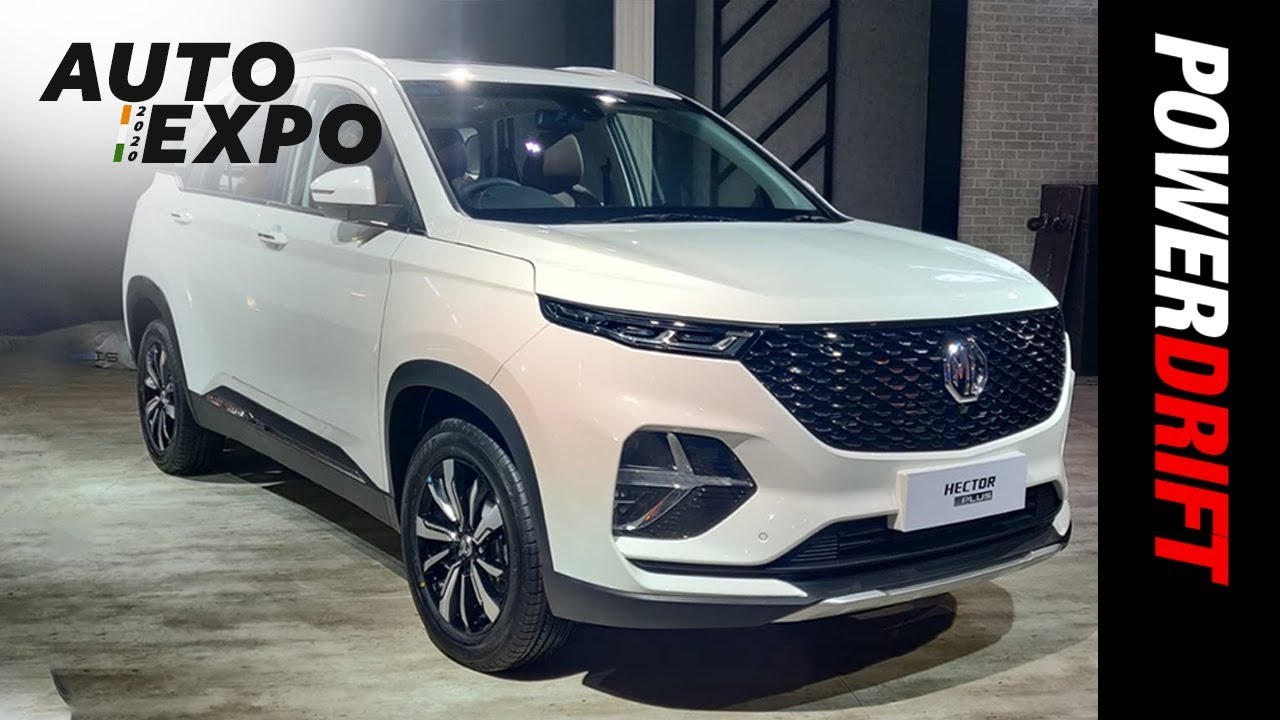 MG Hector Plus | The party gets bigger | 2020 Auto Expo | PowerDrift