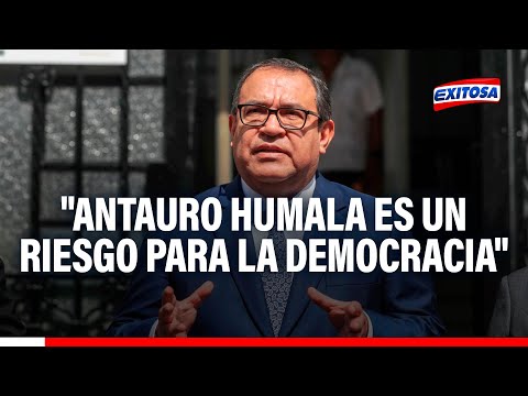 Alberto Otárola arremete contra Antauro Humala: Es un riesgo para la democracia