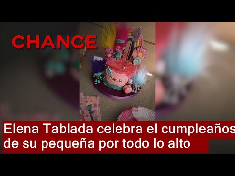 Elena Tablada celebra el cumpleaños de su pequeña por todo lo alto