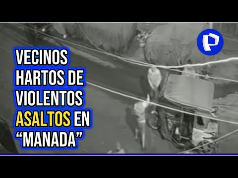 Cercado de Lima: delincuentes asaltan en manada a vecinos