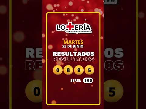 Resultado Loteria de la Cruz Roja del martes 25 de JUNIO #Shorts #Loteria