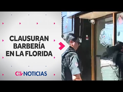 INTENSO OPERATIVO | Fiscalizaron 14 barberías de La Florida: Una fue cerrada - CHV Noticias