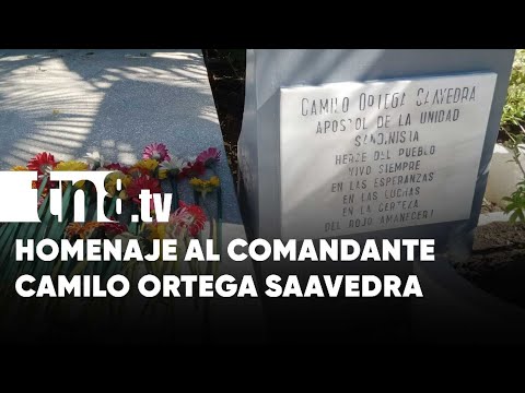 ¡Juventud Sandinista rinde tributo al legado del Comandante Camilo Ortega!