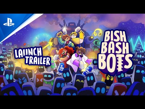 Bish Bash Bots - Launch Trailer | PS5 & PS4 Games