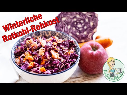 Winterliche Rotkohlrohkost mit dem Thermomix