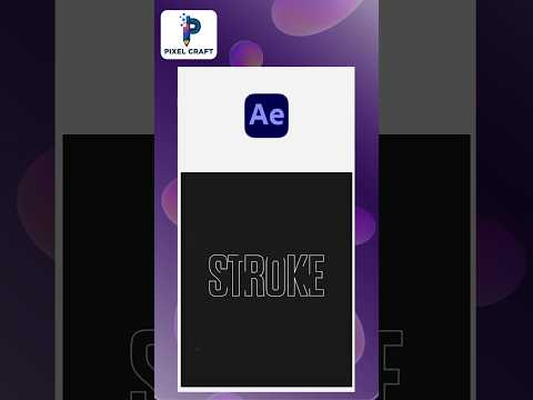 Make Stunning Text Stroke Animations in After Effects!#TextStrokeAE #TrimPathsTutorial