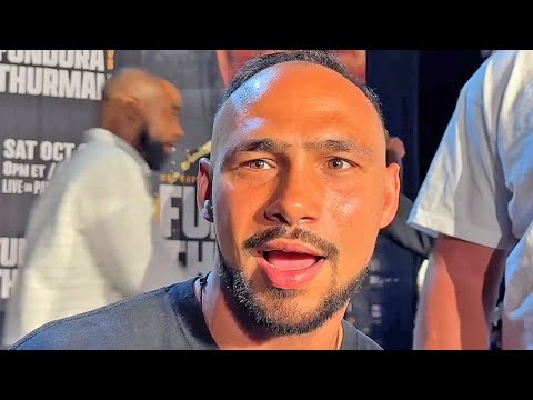 Keith Thurman says Fundora HAS PTSD from Mendoza KO! Promises to CATCH HIM October 25th!