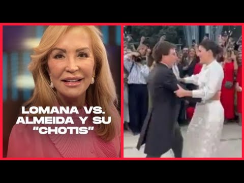 ?EL ZASCA DE CARMEN LOMANA AL CHOTIS DE ALMEIDA EN SU BODA