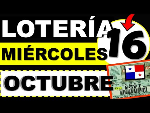 Resultados Sorteo Loteria Miércoles 16 de Octubre 2024 Loteria Nacional Panama Miercolito Hoy Q Jugó