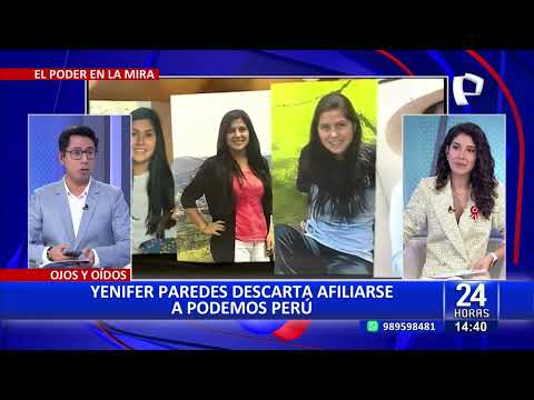 Yenifer Paredes descarta afiliarse al partido Podemos Perú