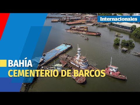 La bahía que baña Río de Janeiro se convirtió en un cementerio de navíos