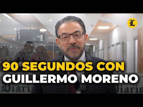 90 segundos con el candidato a Senador Guillermo Moreno