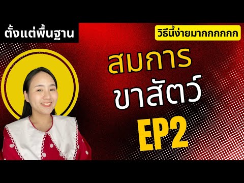 สมการขาสัตว์Ep2|ครูนุ๊ก