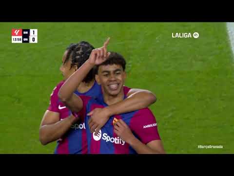 Barcelona 3-3 Granada | Match Highlights | La Liga 2023/24