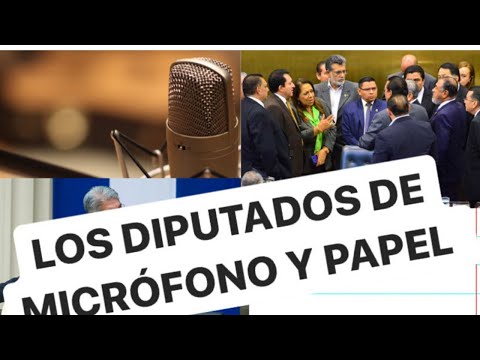 LOS DIPUTADOS DE MICROFONO Y PAPEL @ROMEOLEMUSNews