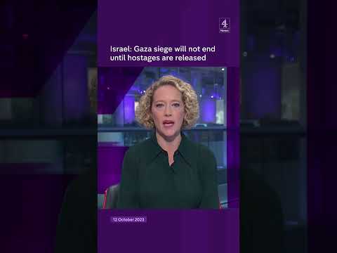 Israel: Free hostages to lift Gaza siege