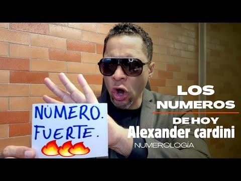 NUMERO PARA HOY | NUMEROS FUERTE | Alexander Cardini  17-04-24 codigo maestro