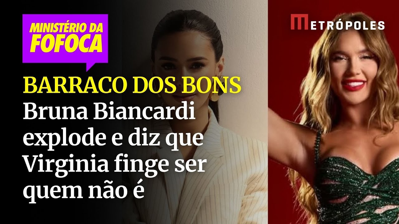 Barraco: Bruna Biancardi explode e diz que Virginia finge ser quem não é