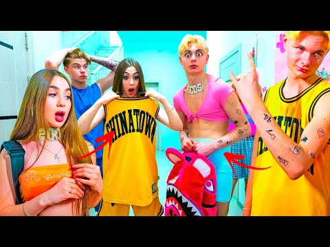 ДИЈАНА И СМАЈЛ СУ ЗАМЕНИЛИ ТЕЛА 😱 Мења стил и жели да ради тетоважу! Черлидерке Bunny не препознају✨