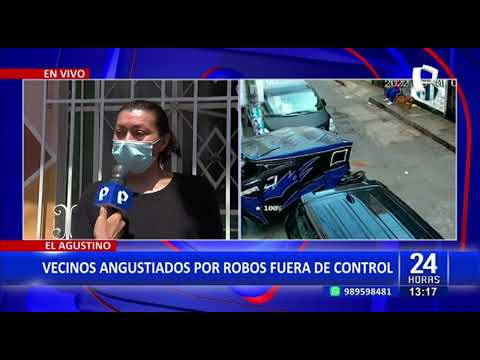 El Agustino: vecinos denuncian contantes robos por falta de seguridad