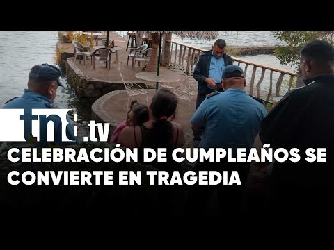 Cumpleaños en el Lago Cocibolca en Granada termina en tragedia