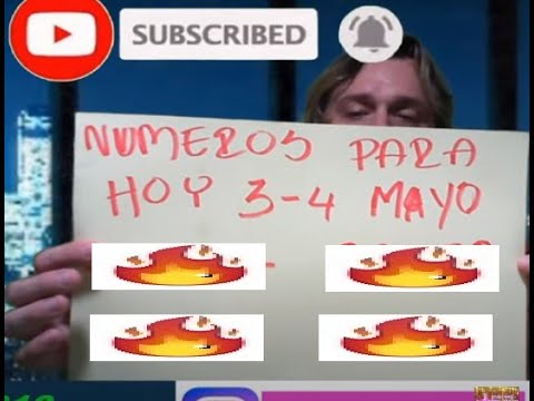 NUMEROS  PARA HOY 3-4  MAYO NUMEROS ILUMINADOSt